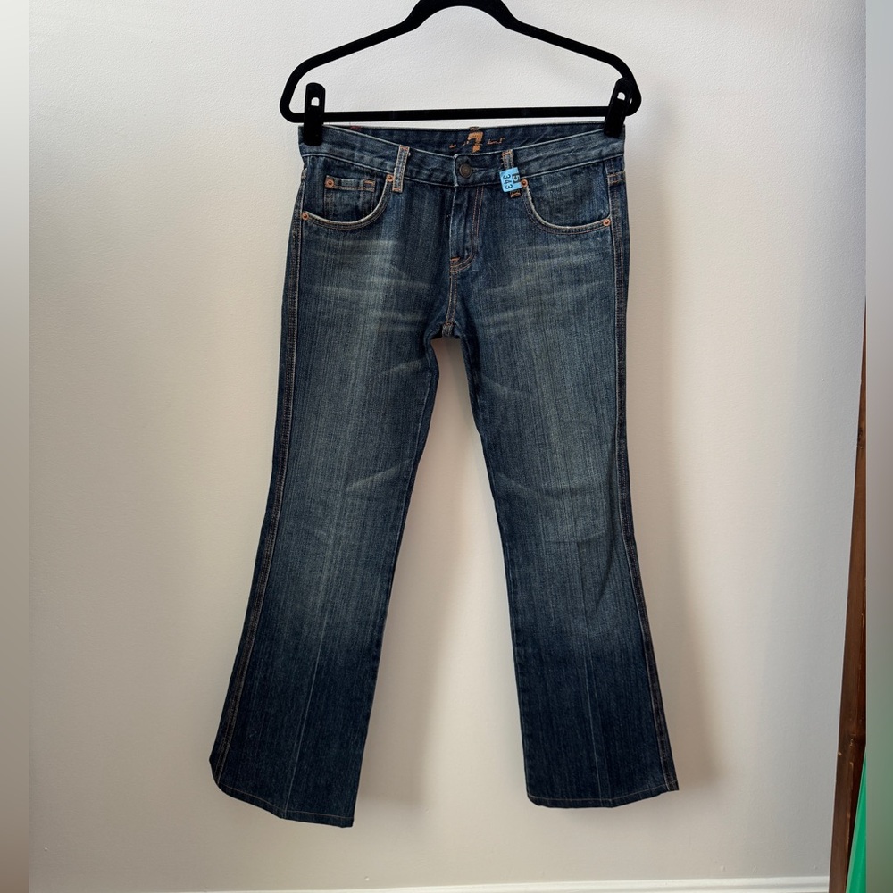 7 For All Mankind Pink A-Pocket Bootcut Classic Jeans | size 29